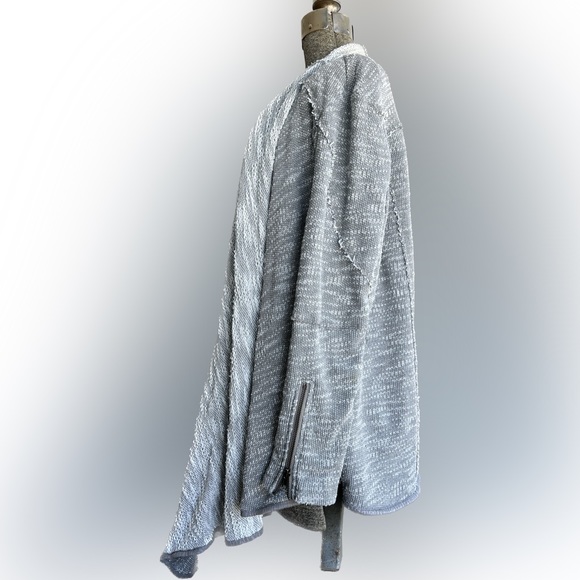 Free People “In the Loop” gray boho cardigan - Picture 7 of 8